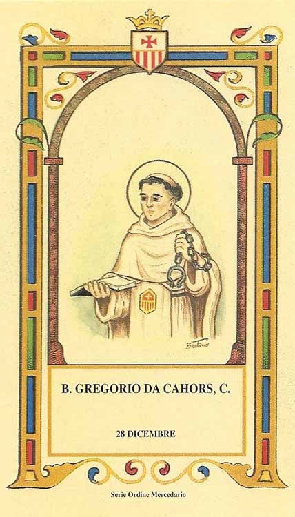 Beato Gregorio da Chaors - Mercedario