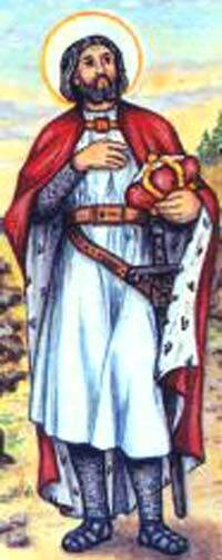 San Gontranno (Guntramno) - Re dei Franchi
