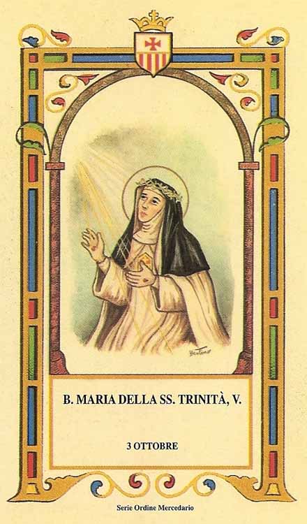 Beata Maria della Santissima Trinità - Vergine mercedaria