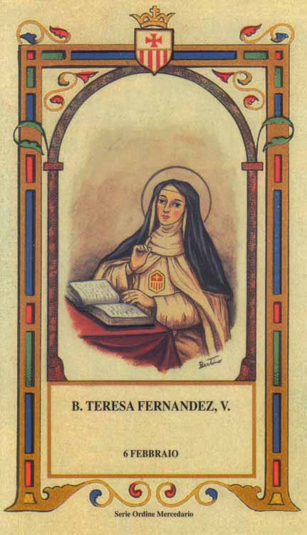 Beata Teresa Fernandez - Vergine mercedaria