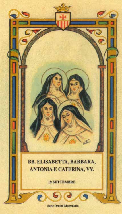 Beate Elisabetta, Barbara, Antonia e Caterina - Monache mercedarie