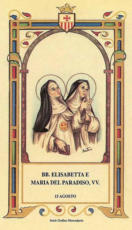 Beate Elisabetta e Maria del Paradiso - Vergini mercedarie
