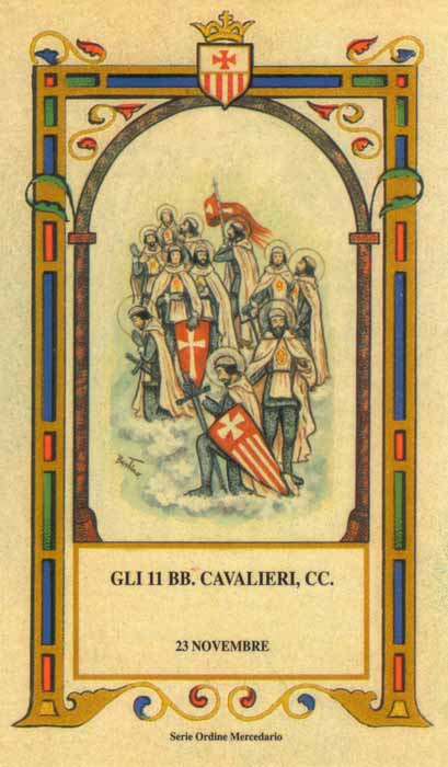 Beati 11 Cavalieri laici dell’Ordine Mercedario - Confessori