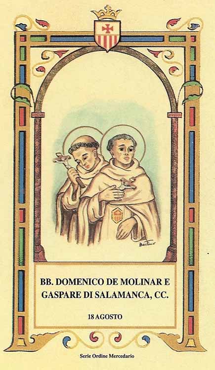 Beati Domenico de Molinar e Gaspare di Salamanca - Mercedari