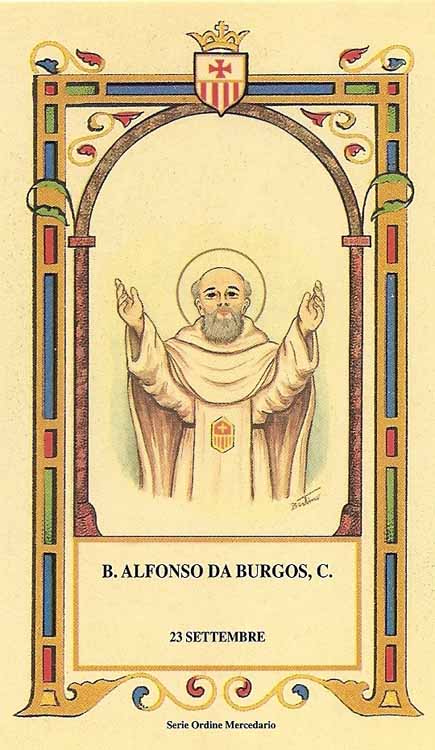 Beato Alfonso da Burgos - Mercedario