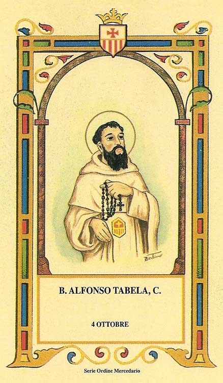 Beato Alfonso Tabela - Mercedario