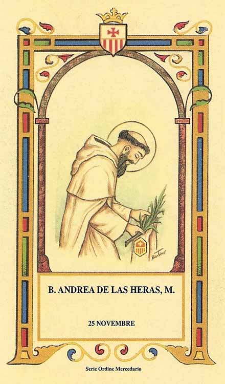 Beato Andrea de las Heras - Mercedario