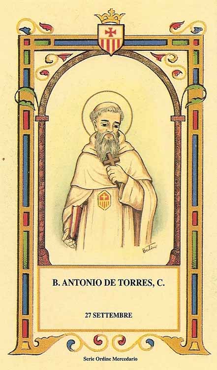 Beato Antonio de Torres - Mercedario