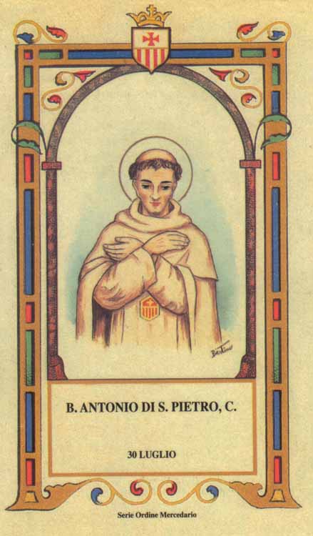 Beato Antonio di San Pietro - Laico mercedario