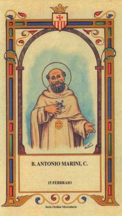 Beato Antonio Marini - Mercedario