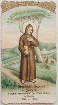Beato Arcangelo Piacentini da Calatafimi - Sacerdote
