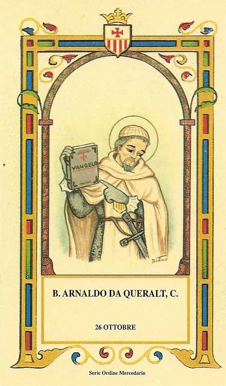 Beato Arnaldo da Queralt - Mercedario