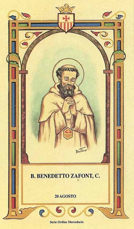Beato Benedetto Zafont - Mercedario
