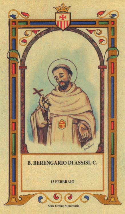 Beato Berengario di Assisi - Mercedario
