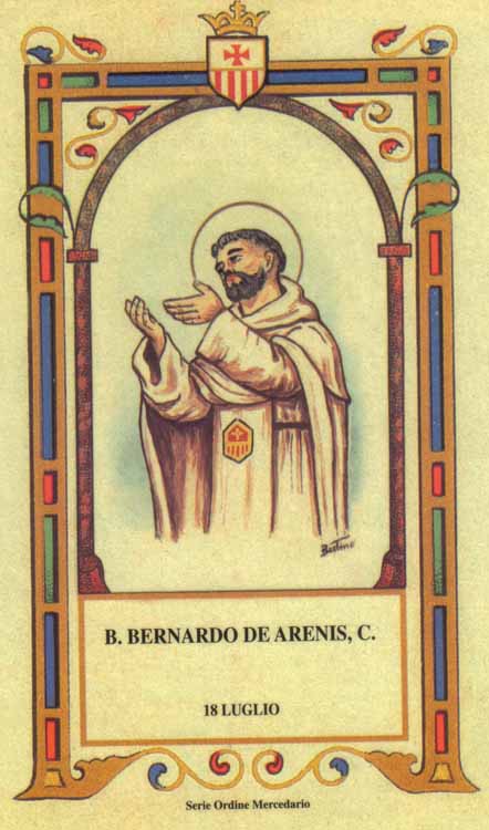 Beato Bernardo de Arenis - Mercedario