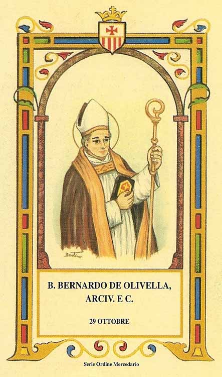 Beato Bernardo de Olivella - Arcivescovo di Tarragona