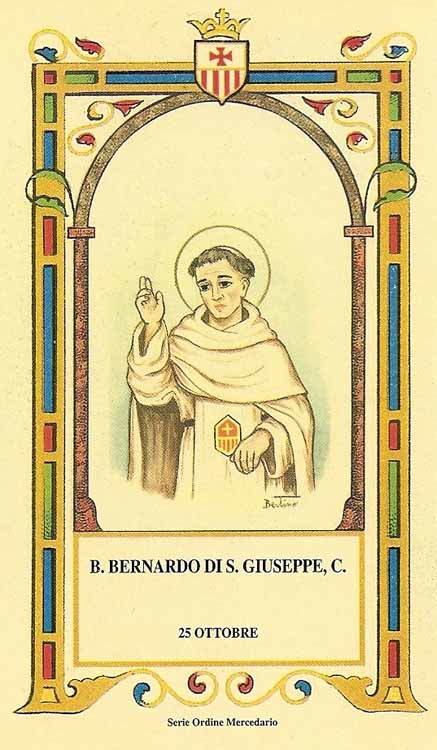 Beato Bernardo di San Giuseppe - Mercedario