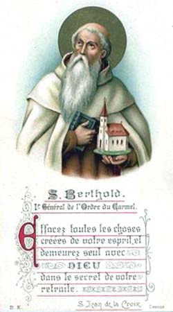 Beato Bertoldo - Priore generale dei Carmelitani