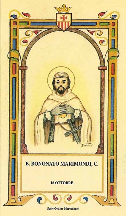 Beato Bononato Marimondi - Mercedario