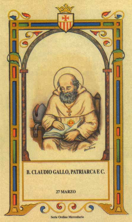 Beato Claudio Gallo - Patriarca d’Antiochia