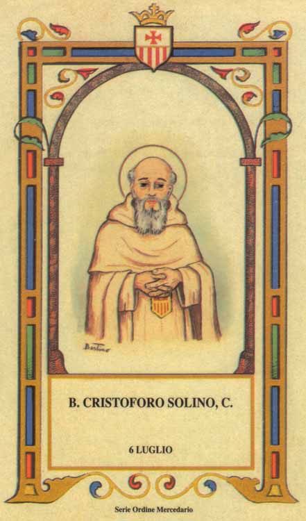 Beato Cristoforo Solino - Mercedario