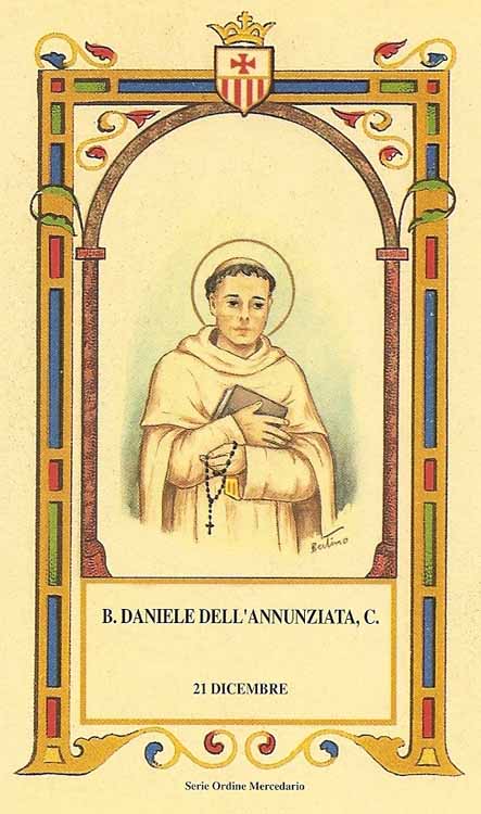 Beato Daniele dell'Annunziata - Mercedario