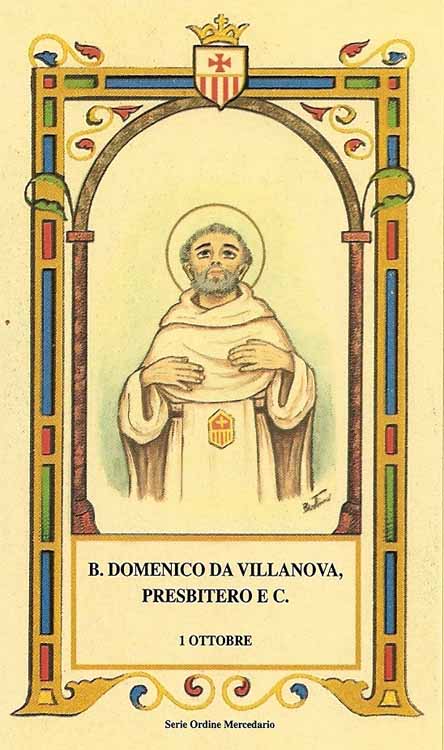 Beato Domenico da Villanova - Sacerdote mercedario