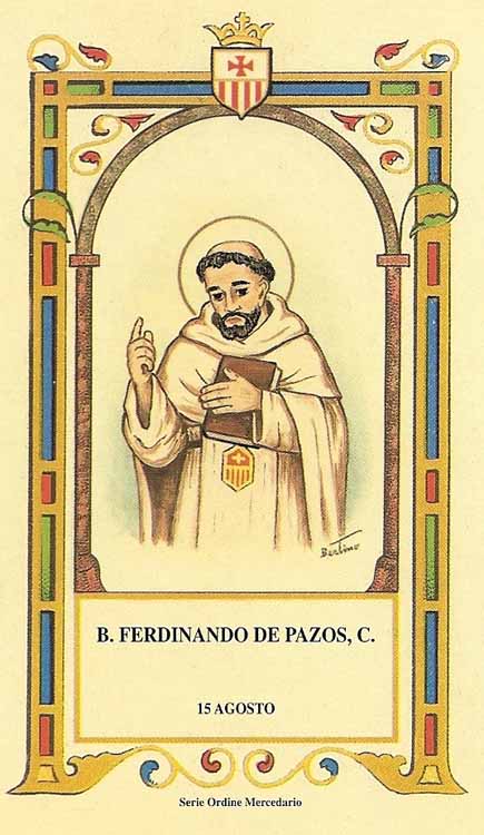 Beato Ferdinando de pazos - Mercedario