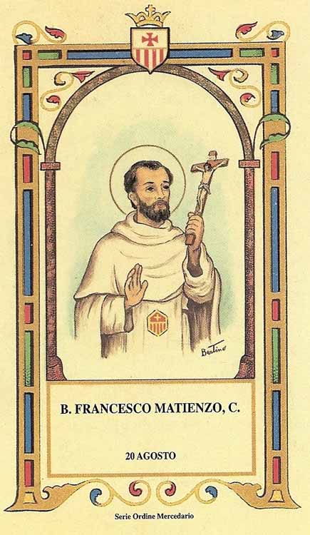 Beato Francesco Matienzo - Mercedario