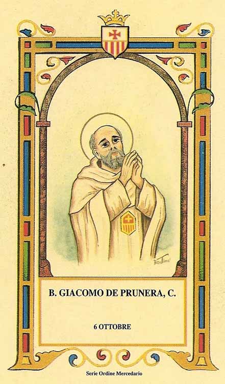 Beato Giacomo de Prunera - Mercedario