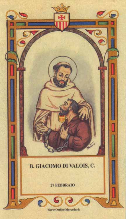 Beato Giacomo de Valois - Mercedario