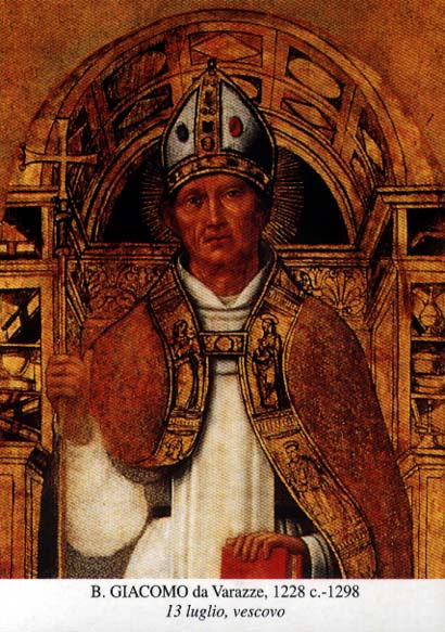 Beato Giacomo (Iacopo) da Varazze - Arcivescovo di Genova