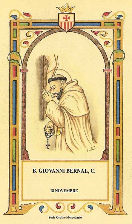 Beato Giovanni Bernal - Mercedario