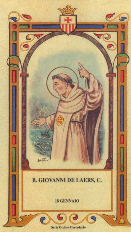 Beato Giovanni de Laers - Mercedario