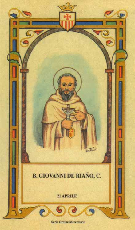 Beato Giovanni de Riano - Mercedario