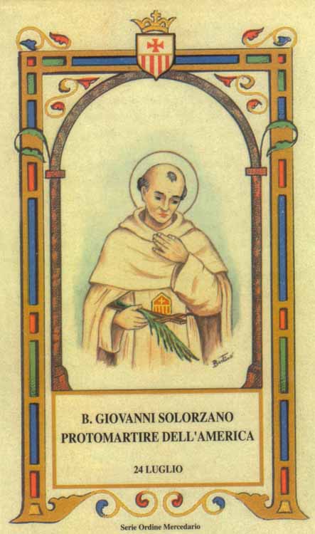 Beato Giovanni Solorzano - Protomartire dell’America