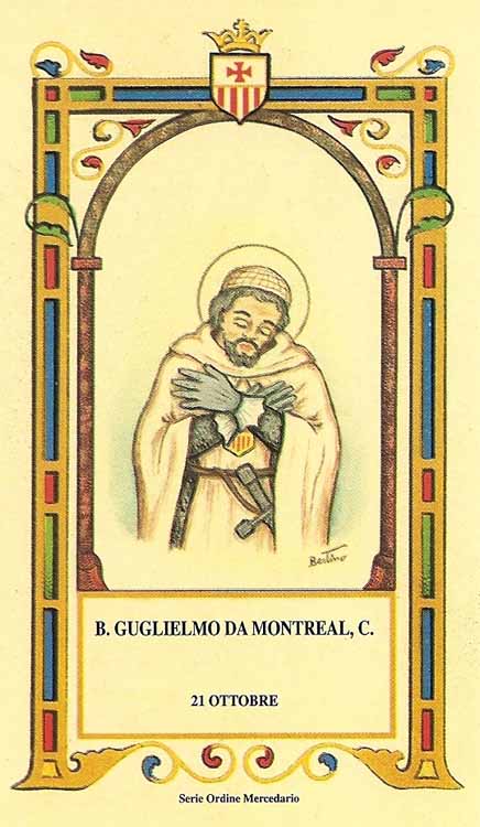 Beato Guglielmo da Montreal - Mercedario