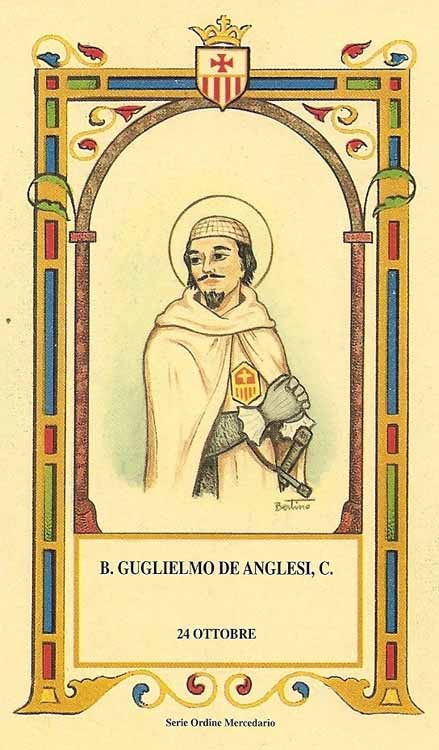 Beato Guglielmo de Anglesi - Mercedario