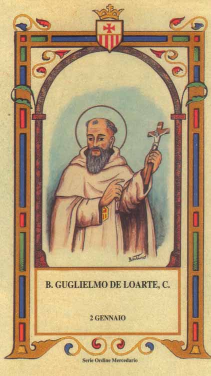 Beato Guglielmo de Loarte - Mercedario