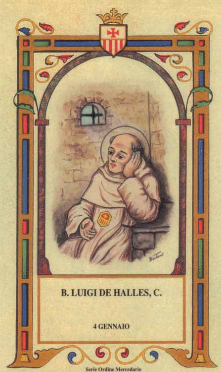 Beato Luigi de Halles - Mercedario