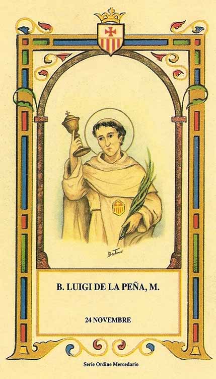 Beato Luigi de la Pena - Martire mercedario