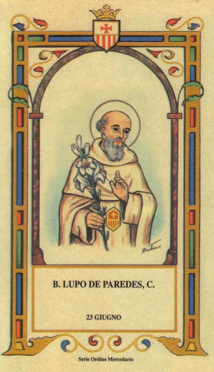 Beato Lupo de Paredes - Mercedario