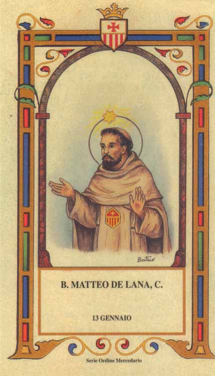 Beato Matteo de Lana - Mercedario