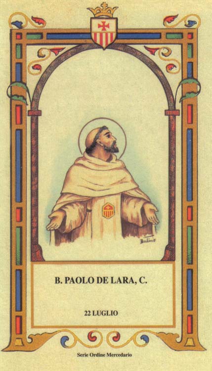 Beato Paolo de Lara - Mercedario