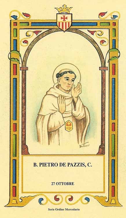 Beato Pietro de Pazzis - Mercedario