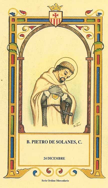 Beato Pietro de Solanes - Mercedario