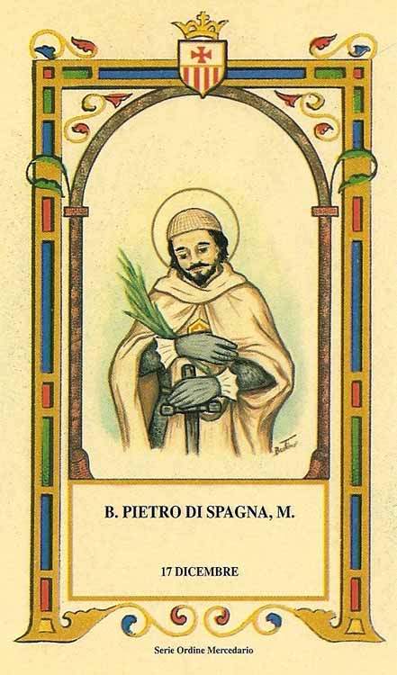 Beato Pietro di Spagna - Martire mercedario