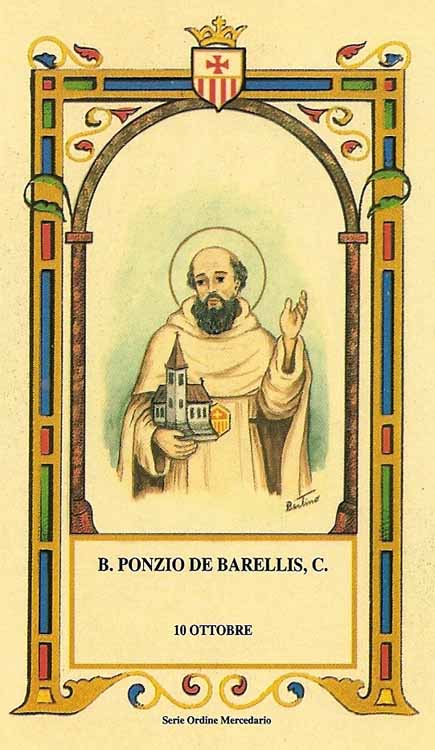 Beato Ponzio de Barellis - Mercedario