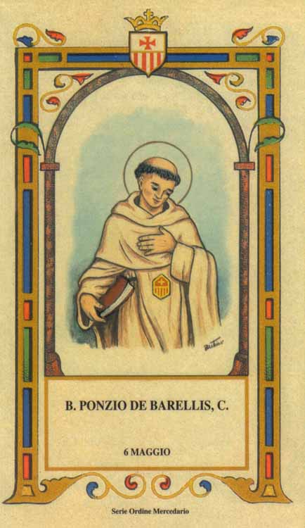 Beato Ponzio de Barellis - Mercedario