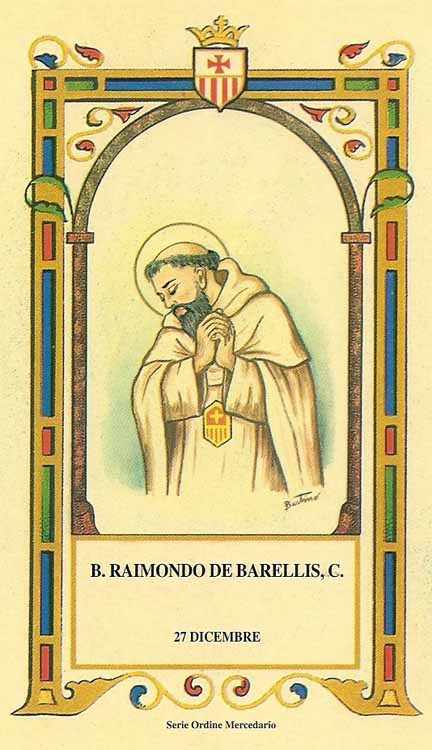 Beato Raimondo de Barellis - Mercedario